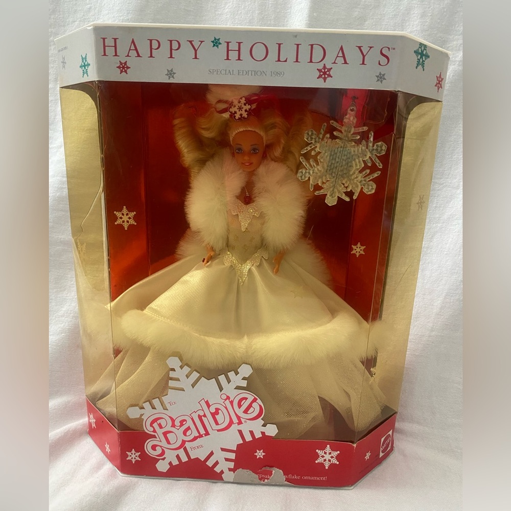 1989. Happy Holidays Barbie
